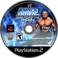 Kaset PS2 WWE Smackdown Here Comes The Pain - Smackdown Pain - WWE VS RAW - Kaset PS 2 WWE Collectio