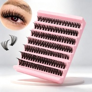 50P DIY Eyelash Bundle 7 Rows D-Curl Eyelash Extension Fluffy Thick Curled Eyelash Extension Set