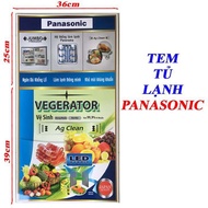 [CN Hcm] PANASONIC Refrigerator Sticker, PANASONIC Refrigerator Decoration Sticker Sample 4