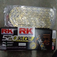 RK O-RING CHAIN 520-KLO2-120L GOLD