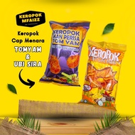 Keropok Ikan Tomyam/Ubi Sira Madu (Cap Menara)