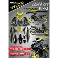 COVER SET Y15ZR V1 V2 MX KING YELLOW BLACK SIAP TANAM COVERSET PREMIUM EDITION BODYSET Y15ZR NEW ITE