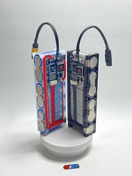 แบตลิเธียมฟอตเฟต 32700 M-power หัวเรียบ 6S1P 19.2V(max21v) 6000mAh (โปรดแจ้งรูปทรง)