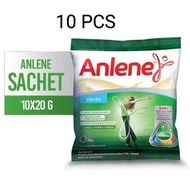 Anlene Sachet Chocolate Vanilla Milk Anlene 10 Sachets 20G 1 Pack Sachet