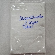 EXHAUST FIBRE GLASS 2 LAYER WHITE (THICK TYPE=TEBAL) EKZOS FIBER/FYBER EXHAUST/EXHAUST FIBRE/EZOS FI