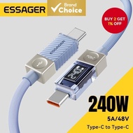 Essager 240W USB Type C To USB C Cable 100W PD 3.1 Fast Charging Charger Wire For iPhone 17 1615 Pro