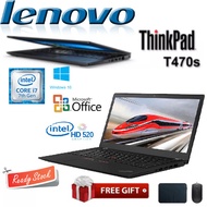 LAPTOP SUPER SLIM LENOVO T470s CORE i7 GEN 7 RAM 8 SSD 512GB FREE GIFT