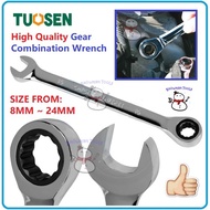 HIGH QUALITY GEAR RATCHET COMBINATION WRENCH SPANNER RACHET Chrome Vanadium SATA TOPTUL WRENCHES NUT