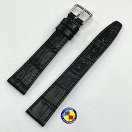 [Tianmei Watch Store Direct Sales] -Leather Strap-Black Texture 18mm (Suitable For CASIO AQ-230GA, A