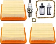 4180 141 0300 Air Filter FS91R Filter Spark Plug for Stihl FS 91R Weed Eater FS91R FS91 FS131R FS89 