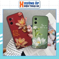Oppo A36 / A76 / A96 case with calligraphy image of fortune, peace of mind, peace of mind