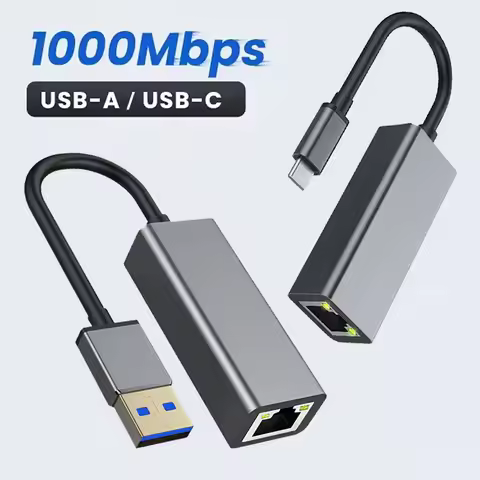 USB Ethernet Adapter USB 3.0 Network Card to USB RJ45 Lan USB Wired Gigabit Network Adapter for PC M