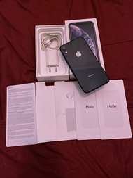 Iphone xr 128 gb resmi ibox fulset original termurah