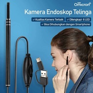Kamera Pembersih Telinga Korek Kuping Kamera HD Visual Earpick Ear Cleaning Endoskopi 3 in 1 Alat Pe