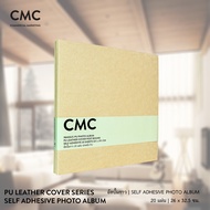 CMC อัลบั้มรูป แบบกาว ปกหนัง PU 20 แผ่น ขนาดใหญ่ (โปรโมชั่น)