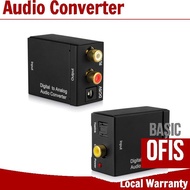 Digital Optical to Analog Audio Converter SPDIF Coaxial Toslink
