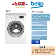 FREE SHIPPING BEKO 7KG Front Load Inverter Direct Drive Washing Machine Auto Washer Mesin Basuh Auto 洗衣机 洗衣機 WTE7512XS0