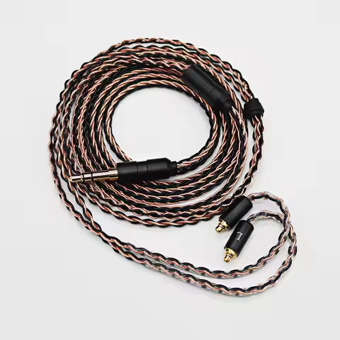 IE900 IE300 IE600 Earphone replacement update cable 8-strand oxygen-free copper gold plated headphon