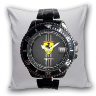 Jam Tangan FERRARI Tanggal Stainless Steel Hitam Cowok Dewasa Custom Keren Premium 01