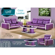 LHT Model A399➕ CT120 ✔️ Casa Leather Sofa Set ✔️ 1+2+3 seaters ✔️ Coffee Table ✔️
