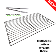 QUALITY HEAVY-DUTY WITH FREE TONG PURE STAINLESS STEEL PARILYA / IHAWAN LARGE