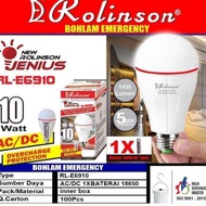 Latest rolinson emergency Bulb 10Wat AC DC Batteries swat F9C