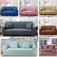 (READY STOCK)1/2/3/4 Seater Sofa Cover Universal Sofa Cover Protector L Shape Sofa Cover Sofa Cover Cushion Cover