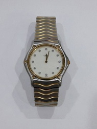 Beautiful EBEL Classic Wave Men's Watch with Original Diamond Dial