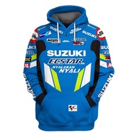 2021 Suzuki Racing Team Moto GP Motocross Sweatshirts Outdoor Sports Hoodies Motorcycle Racing Jacke
