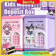 Kuromi Piggy Bank For Kids My Melody Tabung Duit Kanak Kanak Perempuan Password ATM Machine Unlock S