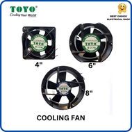 TOYO @ *4" *6" *8" Axial Fan with Ball Bearing Cooling Fan TM-120S1B-18W-A240D *18W*32W*44W