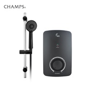 Champs Wish Instant Water Heater (Matte Black &amp; White)