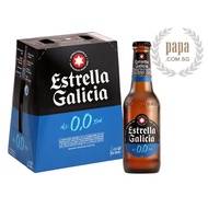 Estrella Galicia Alcohol Free 0.0% abv - 6 PACK DEAL - (06 x 250ml Bottle) BBD Nov 2025