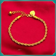 Emas 916 Lelong Bracelet for Women or Men Gold 916 Bracelet Chain Fashion Jewellery Hypoallergenic