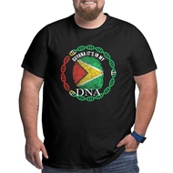 It's in My DNA Guyana Big Size Men's T-Shirt Man's Soft Shirts Short-Shirts T