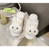 Cute rabbit-shaped closed-toe slippers - D55 Cute slippers Indoor slippers