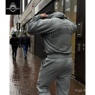 [GYMSHARK] Same Style Casual Sports Long Sleeve Heavy Wash Loose Contour Sweatshirt Hoodie