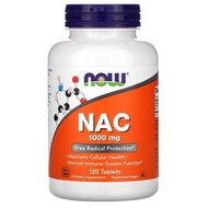 Now Foods, NAC, 1000 mg, 60 / 120 Tablets |  NOW Foods, NAC, 600 mg, 100 / 250  Veg Capsules