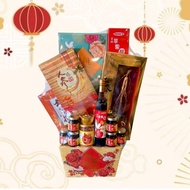 ［Vegetarian 素食］Qingsu CNY Hamper／Gift Box 2025（Blissful Passion）纳福接运 - 新年礼盒／新年礼篮／伴手礼