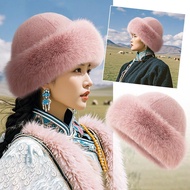 Fashionable Women's Winter Hat Versatile Thick Fluffy Fashionable Hat Women's Women's Q6n2