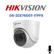 Hikvision 2MP Audio Indoor Fixed Turret Camera | DS-2CE76D0T-ITPFS