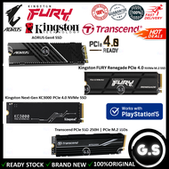 [5 Years warranty] PS5 SSD / HARD DISK AORUS SSD/ Kingston FURY Renegade SSD Transcend SSD  Kingston