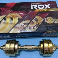 Rox Gold 15Kg Iron Dumbbell