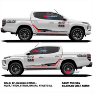 Sticker mobil triton sticker universal mobil triton sticker mobil triton  hilux strada  navara dll