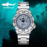 HEIMDALLR Monster V2 Frost Mechanical Watch Men NH36A Automatic Watches Men's 316L Steel Sapphire C3