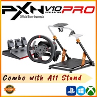 Combo PXN V10 PRO with A11 Stand Direct Drive Racing Simulator Game Steering Wheel