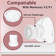 100% Fit Momcozy M5/ M6/ V1/ V2 Pro Hands-Free Breast Pump Vacuum Duckbill Valve Diaphragm