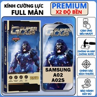 SAMSUNG Galaxy A02 /A02S Tempered Glass full screen transparent. Screen protector