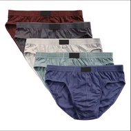 MEN COTTON MATERIAL BRIEF - 3pcs