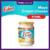 Eden Mayo Jar - Real Mayonnaise with Cream Cheese Flavor 470ml Rich, Creamy, Savory Spread